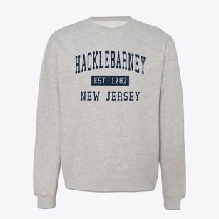 Hacklebarney New Jersey Classic Established Crewneck Sweatshirt