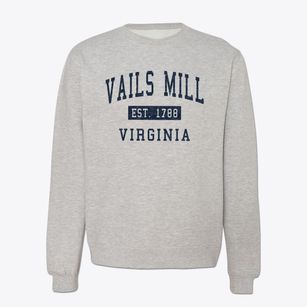 Vails Mill Virginia Classic Established Crewneck Sweatshirt