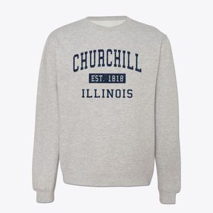 Churchill Illinois Classic Established Crewneck Sweatshirt