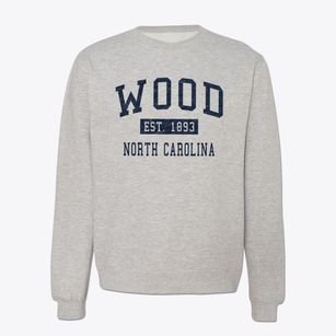 Wood North Carolina Classic Established Crewneck Sweatshirt