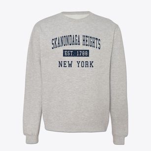 Skanondaga Heights New York Classic Established Crewneck Sweatshirt