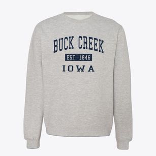 Buck Creek Iowa Classic Established Crewneck Sweatshirt