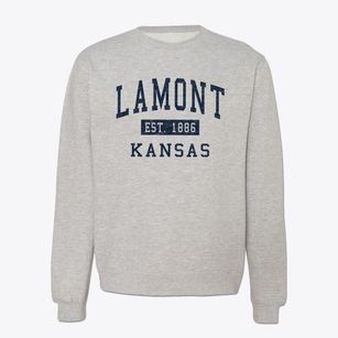 Lamont Kansas Classic Established Crewneck Sweatshirt