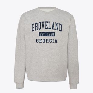 Groveland Georgia Classic Established Crewneck Sweatshirt
