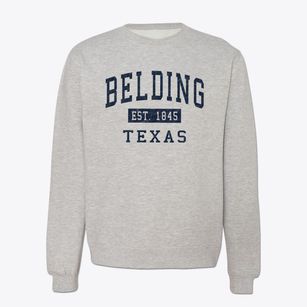 Belding Texas Classic Established Crewneck Sweatshirt