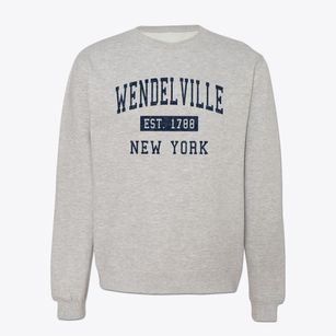 Wendelville New York Classic Established Crewneck Sweatshirt