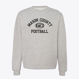Mason County Christian School Classic Football Crewneck Sweatshirt