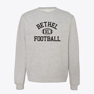 Bethel Baptist School Classic Football Crewneck Sweatshirt