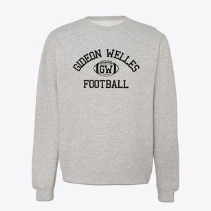 Gideon Welles Junior High School Classic Football Crewneck Sweatshirt
