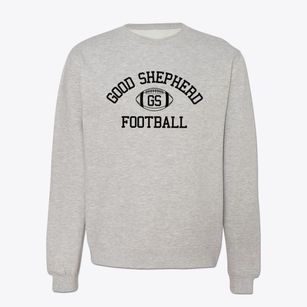Good Shepherd Episcopal School Classic Football Crewneck Sweatshirt