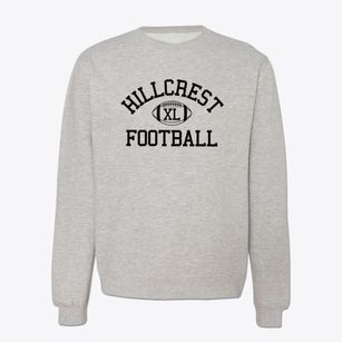 Hillcrest High School Classic Football Crewneck Sweatshirt