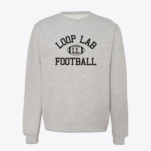 Loop Lab School Classic Football Crewneck Sweatshirt