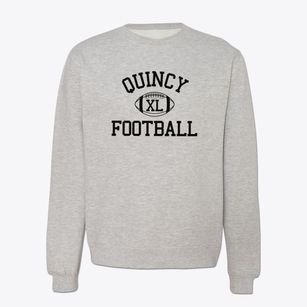 Quincy Homeschool Classic Football Crewneck Sweatshirt