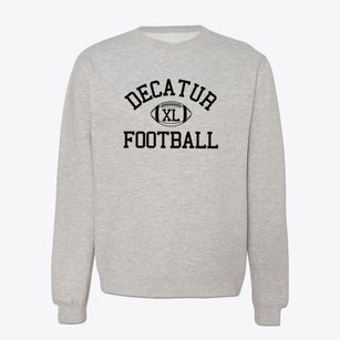 Decatur Christian School Classic Football Crewneck Sweatshirt
