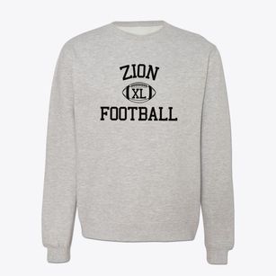 Zion Lutheran School Classic Football Crewneck Sweatshirt