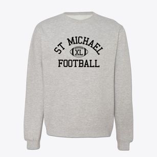 St Michael Parish Classic Football Crewneck Sweatshirt