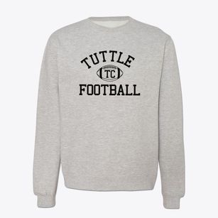 Tuttle Contemporary School Classic Football Crewneck Sweatshirt
