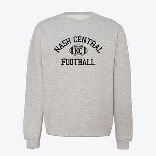 Nash Central Junior High School Classic Football Crewneck Sweatshirt