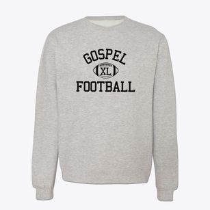 Gospel Baptist School Classic Football Crewneck Sweatshirt