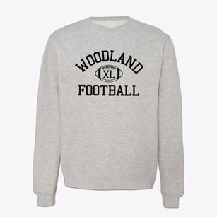 Woodland Christian School Classic Football Crewneck Sweatshirt