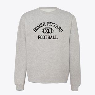 Homer Pittard Campus School Classic Football Crewneck Sweatshirt