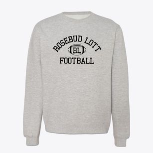 Rosebud Lott High School Classic Football Crewneck Sweatshirt