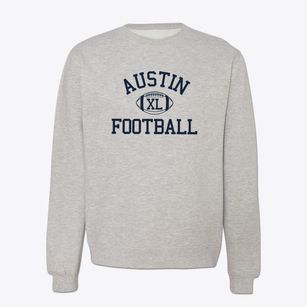 Austin Montessori School Classic Football Crewneck Sweatshirt