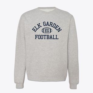 Elk Garden School Classic Football Crewneck Sweatshirt