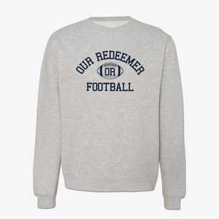 Our Redeemer Lutheran School Classic Football Crewneck Sweatshirt