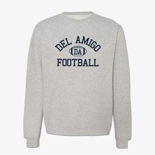 Del Amigo High School Classic Football Crewneck Sweatshirt