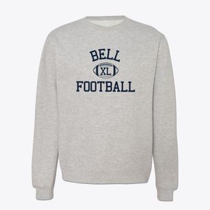 Bell Junior High School Classic Football Crewneck Sweatshirt