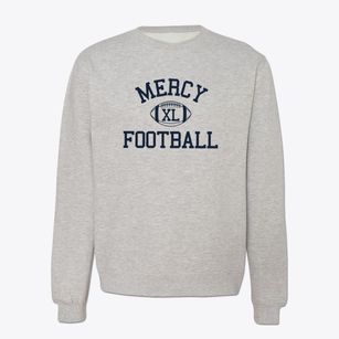 Mercy High School Classic Football Crewneck Sweatshirt