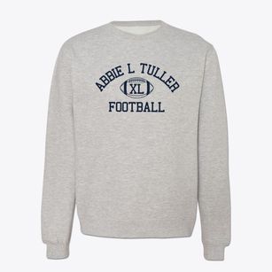 Abbie L Tuller School Classic Football Crewneck Sweatshirt