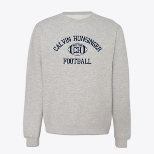 Calvin Hunsinger School Classic Football Crewneck Sweatshirt