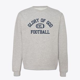 Glory Of God Christian School Classic Football Crewneck Sweatshirt