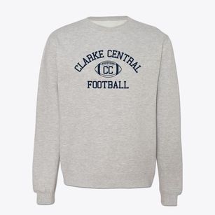 Clarke Central High School Classic Football Crewneck Sweatshirt