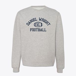 Daniel Wright Junior High School Classic Football Crewneck Sweatshirt