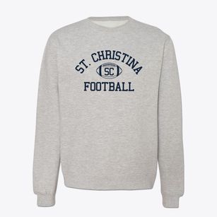 Saint Christina Classic Football Crewneck Sweatshirt
