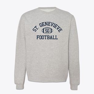 Saint Genevieve School Classic Football Crewneck Sweatshirt