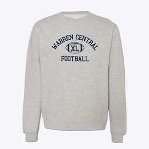 Warren Central High School Classic Football Crewneck Sweatshirt