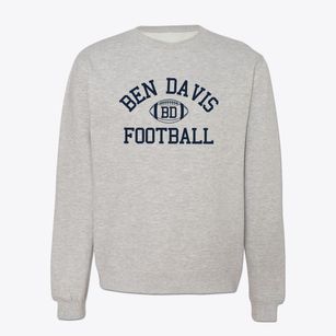Ben Davis High School Classic Football Crewneck Sweatshirt