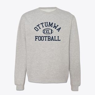 Ottumwa Christian School Classic Football Crewneck Sweatshirt