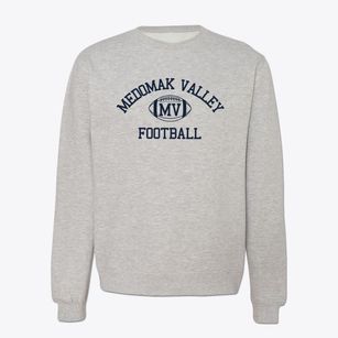 Medomak Valley High School Classic Football Crewneck Sweatshirt
