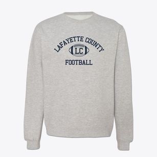 Lafayette County High School Classic Football Crewneck Sweatshirt