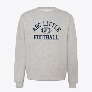 Abc Little School Classic Football Crewneck Sweatshirt