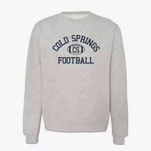 Cold Springs School Classic Football Crewneck Sweatshirt