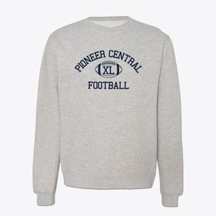 Pioneer Central School At Delevan Classic Football Crewneck Sweatshirt