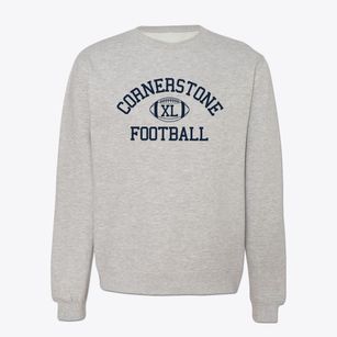 Cornerstone Christian School Classic Football Crewneck Sweatshirt