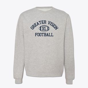 Greater Vision Academy Classic Football Crewneck Sweatshirt