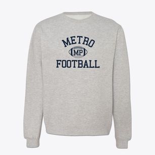 Metro Catholic Parish School Classic Football Crewneck Sweatshirt